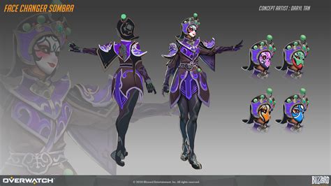 somnus overwatch face reveal|So Many Masks, So Little Time: A Look at Face Changer Sombra .